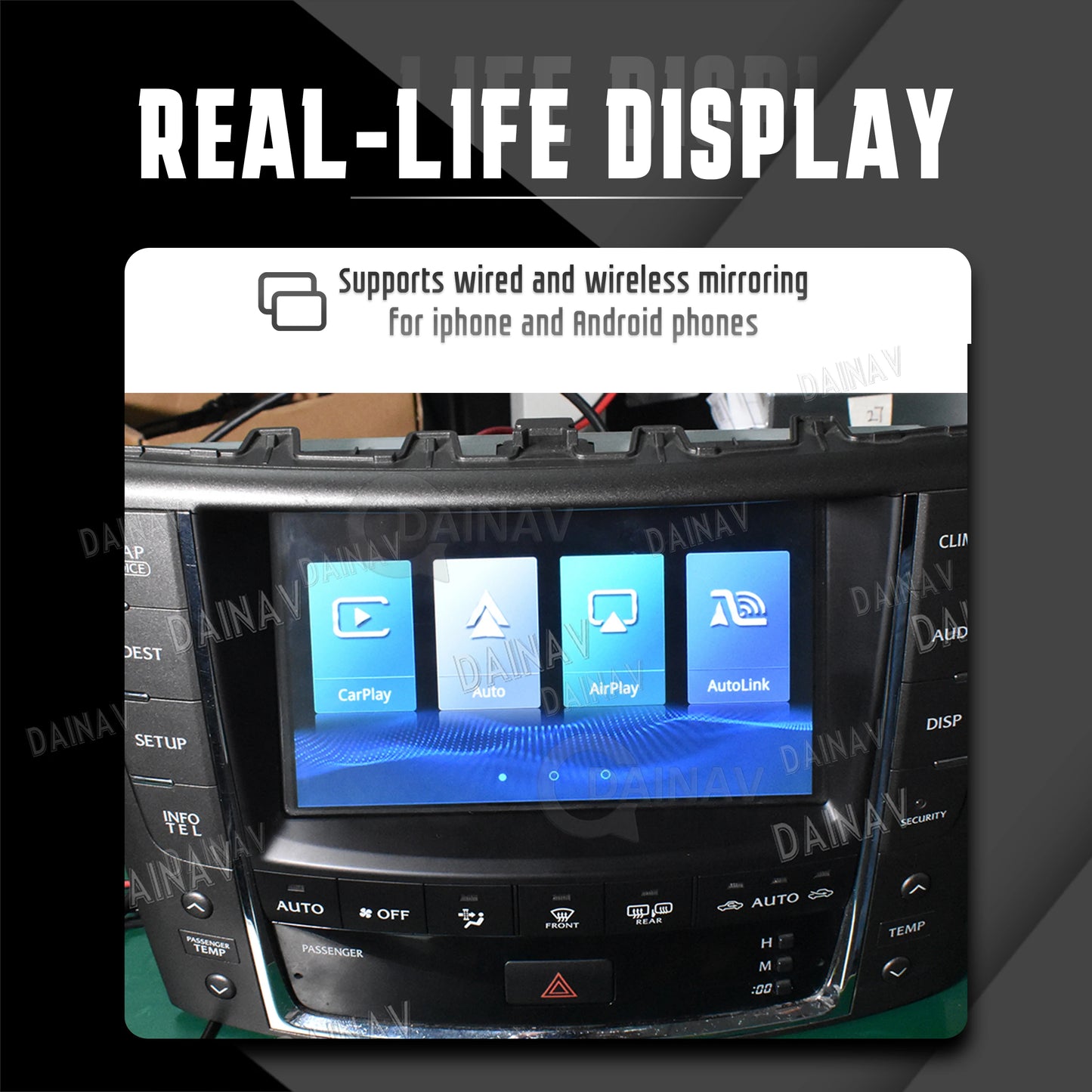 Linux Box 200-2013 Lexus IS 250/350/F Wireless Apple CarPlay Android Module