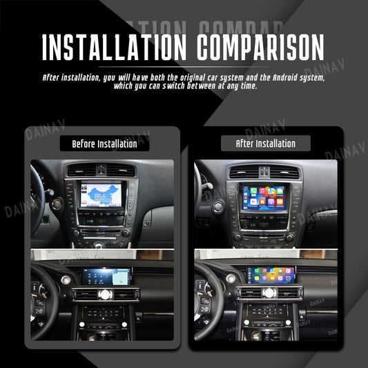 Linux Box 200-2013 Lexus IS 250/350/F Wireless Apple CarPlay Android Module