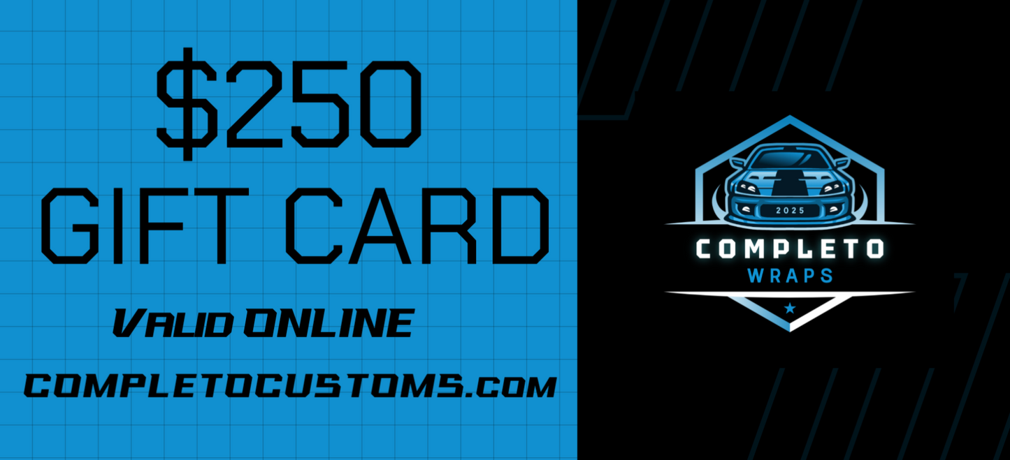 Completo Customs Gift Card