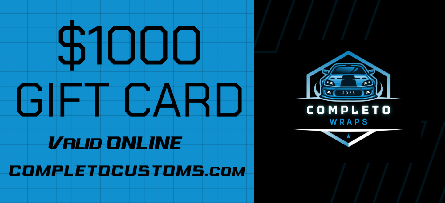 Completo Customs Gift Card